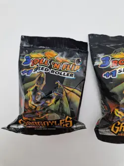 Gargoyles Roll 'N Flip Vintage Rare Collectible Sealed x 2 Packs - Image 3