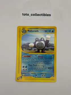 Poliwrath 60/165 - Expedition Base Set LP-NM Excellent Pokemon Card E-Series - Image 1