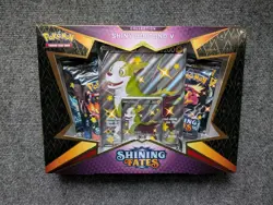 Pokemon TCG Shining Fates Shiny Boltund V Collection Box Card Set Brand New 820650809828 - Image 1