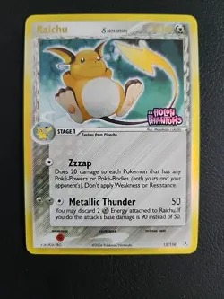 Raichu - 15/110 - 2006 EX Holon Phantoms Reverse Holo Pokemon Card - MP/HP - Image 1