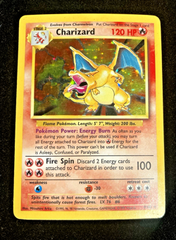 CHARIZARD Pokemon Card Base Set 4/102 Holo Good Condition Great Price Buy It Now - Image 1