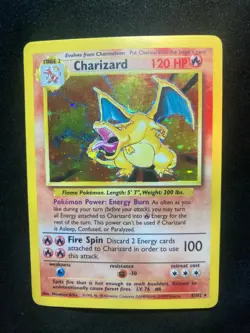 CHARIZARD Pokemon Card Base Set 4/102 Holo Good Condition Great Price Buy It Now - Image 5