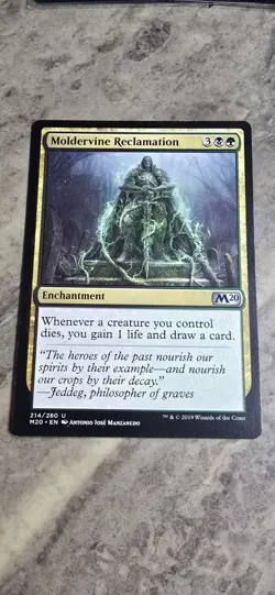 Moldervine Reclamation Core Set 2020 Regular Enchantment Uncommon MTG NM - Image 1