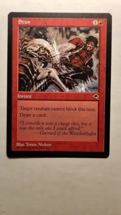 Stun – Tempest – LP – Magic the Gathering MTG - Image 1