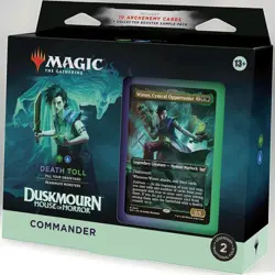 new Magic The Gathering MTG Duskmourn Death Toll Commander Deck+ foil seedshark - Image 1