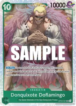 Donquixote Doflamingo (031) [OP04 - OP04-031] - NM [Foil] TCG One Piece - Image 1