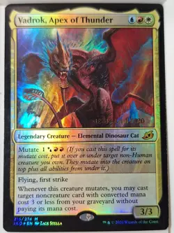 Vadrok Apex of Thunder - FOIL Prerelease Promo - Magic the Gathering MTG Nice! - Image 1