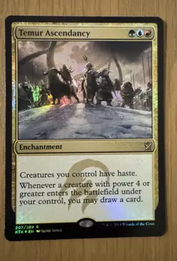MTG Temur Ascendancy Khans of Tarkir Foil NM - Image 1
