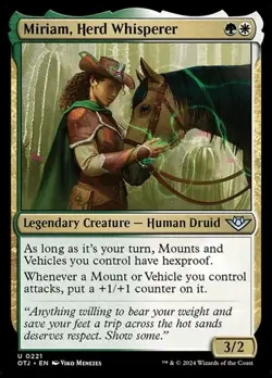 1x Miriam, Herd Whisperer NM Eng MTG - Outlaws Thunder Junction - Image 1