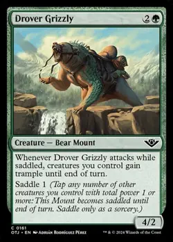 1x Drover Grizzly - Foil NM Eng MTG - Outlaws Thunder Junction - Image 1