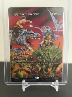 FOIL Rhythm Of The Wild PZA #12 Magic MTG TMNT Ninja Turtles - Image 1