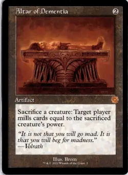 Altar of Dementia M The Brothers' War: Retro Frame Artifacts 3 NM - Image 1