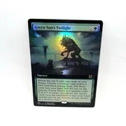 Magic the Gathering Green Sun's Twilight Buy-A-Box Foil Promo Card MTG Phyrexia - Image 1