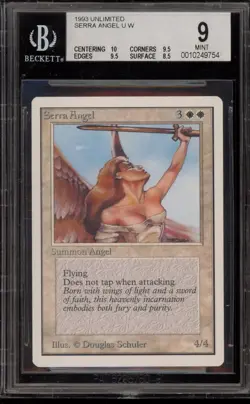 Magic the Gathering MTG Sera Angel Unlimited BGS 9 Mint - Image 1