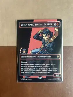 Casey Jones, Back Alley Brute (Borderless) (Surge Foil)TMNT MTG Magic Turtles - Image 3