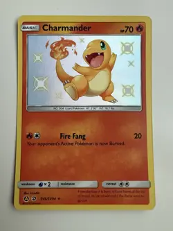 Pokemon TCG Charmander Hidden Fates SV6/SV94 Holo Shiny Holo Rare - Image 1