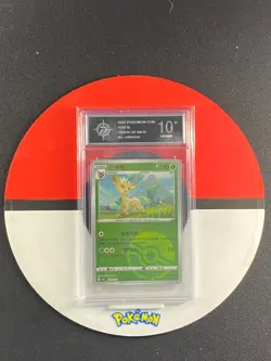 Pokemon TCG - Leafeon 07 04/15 - Chinese Gem Pack Vol 2 - PokeballGrade10 - Image 1