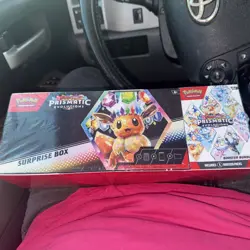 SEALED POKEMON SAMS CLUB PRISMATIC EVOLUTIONS SUPRISE BOX BOOSTER BUNDLE (1) - Image 1