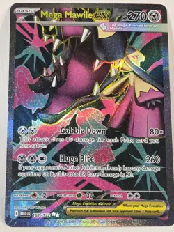 Mega Mawhile EX Ultra Rare Full Art Mega Evolution Pokemon TCG 162/132 💫🌡 - Image 1