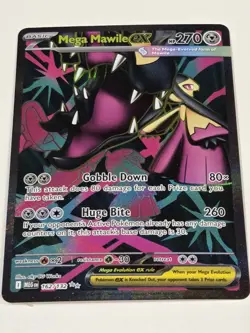 Mega Mawhile EX Ultra Rare Full Art Mega Evolution Pokemon TCG 162/132 💫🌡 - Image 3