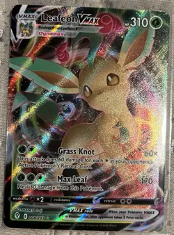2021 Lefeon Vmax 8/203 Evolving Skies Ultra Rare Pokemon Card - Image 1