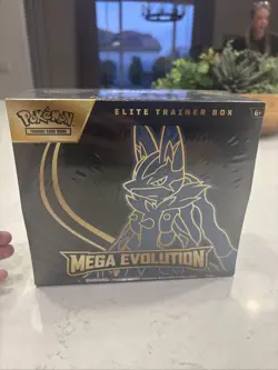 Mega Evolution Elite Trainer Box ETB Mega Lucario Pokemon TCG NEW Sealed - Image 1