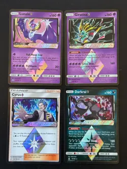 4x Lot Prism Holos Giratina Ultra 58/156 Reverse Darkrai 77 Pokemon Cards SCL1 - Image 1