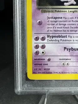 2000 POKEMON GYM CHALLENGE HOLO #14 ROCKET'S MEWTWO PSA 9 - Image 2