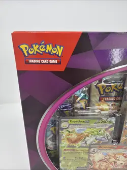 Pokemon Tera Team EX Premium Collection 5 Foils 9 TCG Booster Packs NEW Sealed - Image 2