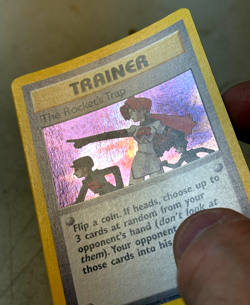 The Rocket's Trap 19/132 Gym Heroes Holo LP/NM Pokemon - Image 2