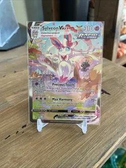 Pokemon Sword & Shield Evolving Skies TCG Sylveon VMAX Alt Art 212/203 - Image 3