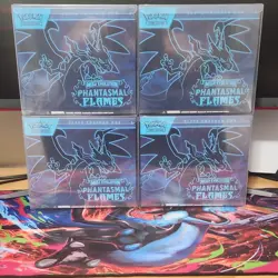 Pokemon Mega Evolution Phantasmal Flames Elite Trainer Box Charizard Lot 4 ETB's - Image 1
