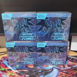 Pokemon Mega Evolution Phantasmal Flames Elite Trainer Box Charizard Lot 4 ETB's - Image 5