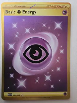 Pokemon Psychic Energy 207/165 MEW EN-151 Gold Hyper Rare Holo NM 207/165 - Image 1