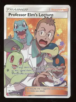 2018 Pokemon Sun & Moon Lost Thunder Professor Elm's Lecture Rare Ultra #213/214 - Image 1