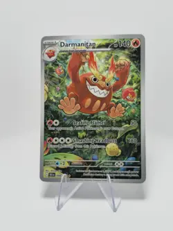 Darmanitan 098/086 Full Art Holo Pokemon Sv Black Bolt English Near Mint - Image 1