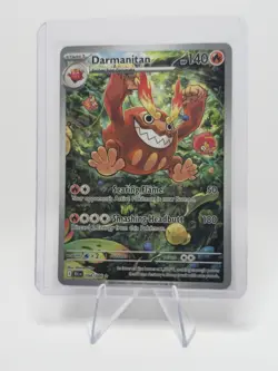 Darmanitan 098/086 Full Art Holo Pokemon Sv Black Bolt English Near Mint - Image 3