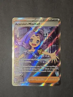 Acerola's Mischief Full Art Trainer 165/132 Pokemon Mega Evolutions English NM - Image 1