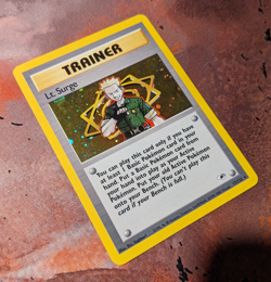 2000 Lt. Surge Gym Heroes 17/132 Holo Rare Unlimited WoTC TCG Pokemon LP Vintage - Image 2