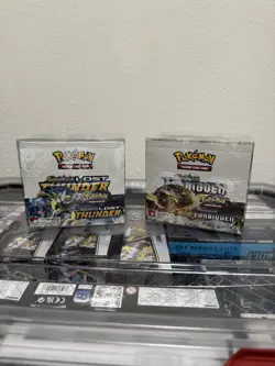 Pokemon S&M Forbidden Light & Lost Thunder Booster Boxes | Sealed | US | Minty - Image 1