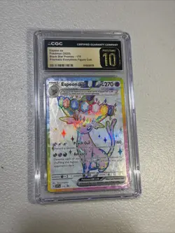 Espeon ex 175 SVP Black Star Promo Prismatic Evolutions Pokemon CGC PRISTINE 10 - Image 1