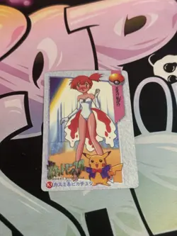 1999 Vintage Pocket Monsters Vending Prism - Misty In Pink Bikini/dress #83 - Image 2