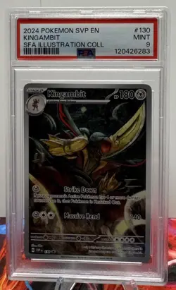 2024 Pokemon Shrouded Fable Cufant #76 Illustration Rare PSA 9 MINT - Image 1