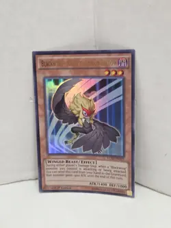 Yugioh Ultra Rare 1st Edition Blackwing Kalut The Moon Shadow LC5D-EN115 - Image 2