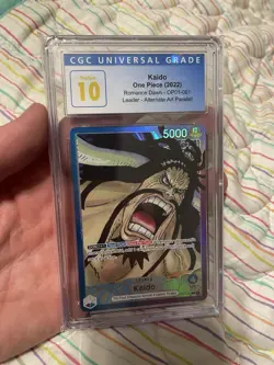 Pre Errata Op01 Kaido Alt Art Leader CGC Pristine 10 PSA Romance Dawn Wave 1 - Image 1