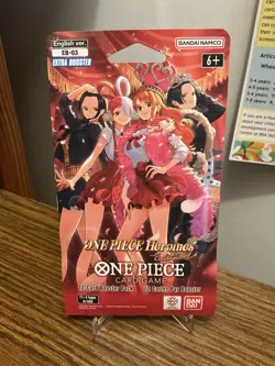 HEAVY! (38.00g) w/video! EB-03 One Piece Heroines Edition Sleeved Booster Pack! - Image 1