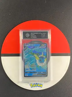 Vaporeon V RR CS4aC-026/132 Pokemon Card Chinese Grade10 - Image 1