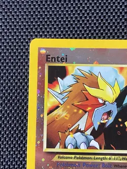 Pokemon TCG Entei #34 Reverse Holo Promo Card 2001 Black Star - Image 4