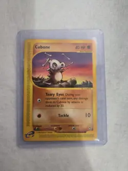 Pokemon Cubone Aquapolis Common Regular 072/147 40HP Tackle Trading Card - Image 1