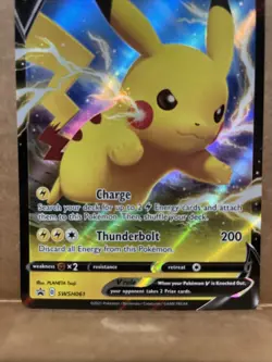 Pikachu V SWSH061 SWSH: Sword & Shield Promo Cards Holo (A1) - Image 3